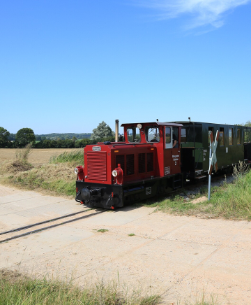 Kleinbahn "Lütt Kaffeebrenner" unterwegs im Klützer Winkel