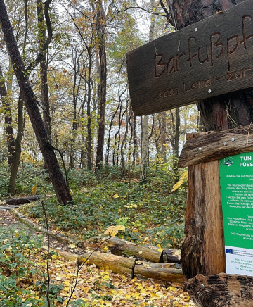 Barfußpfad im Ostseebad Boltenhagen