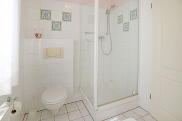 Barendorf Whg. Fritscher - Blick in das Tageslichtbad mit Dusche