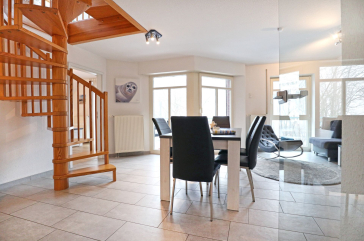 Haus am Meer App.7 - Blick auf den offenen Wohn-/ Essbereich