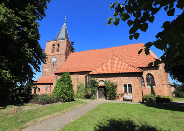 Die Backsteingotik Kirche in Kalkhorst